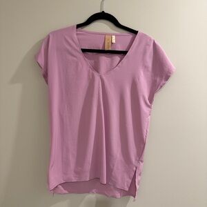 Indyeva V-Neck Short Sleeve Top, Small